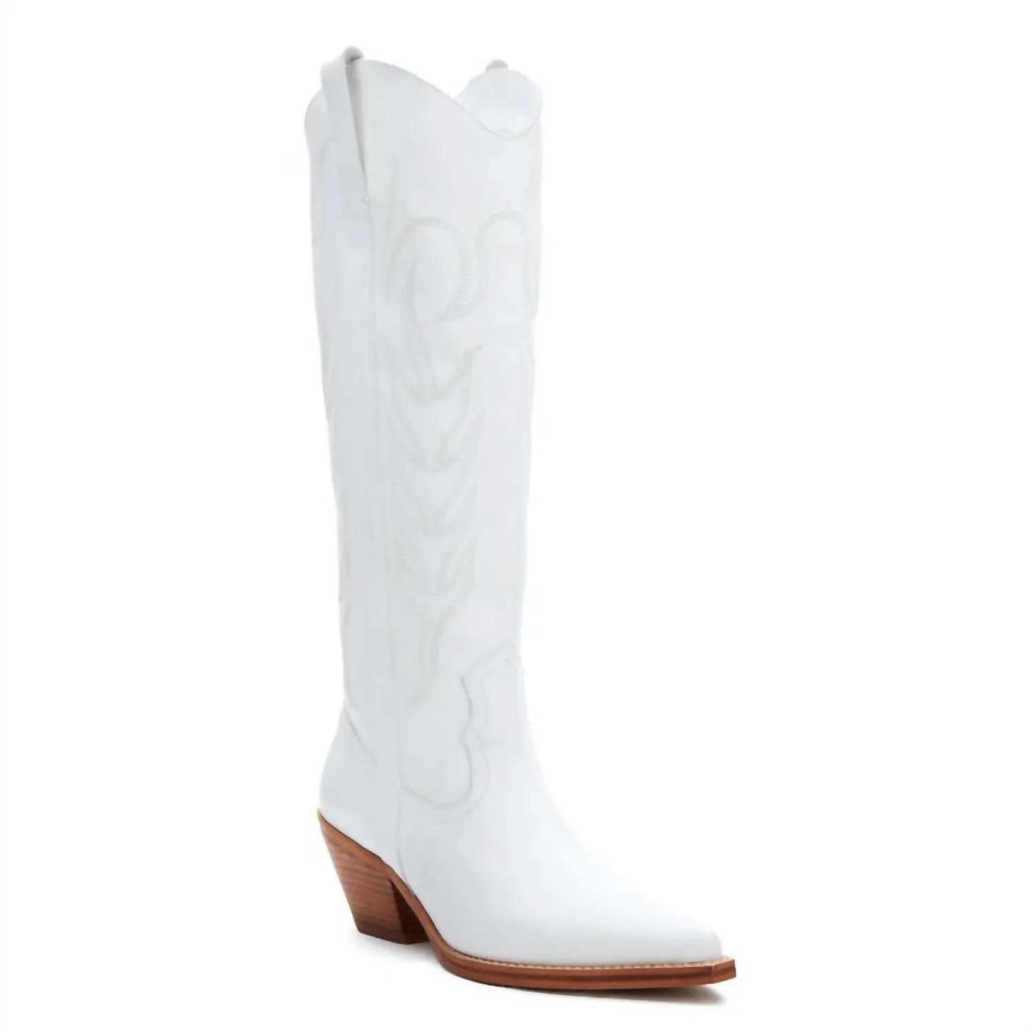 Agency Western Boot In White