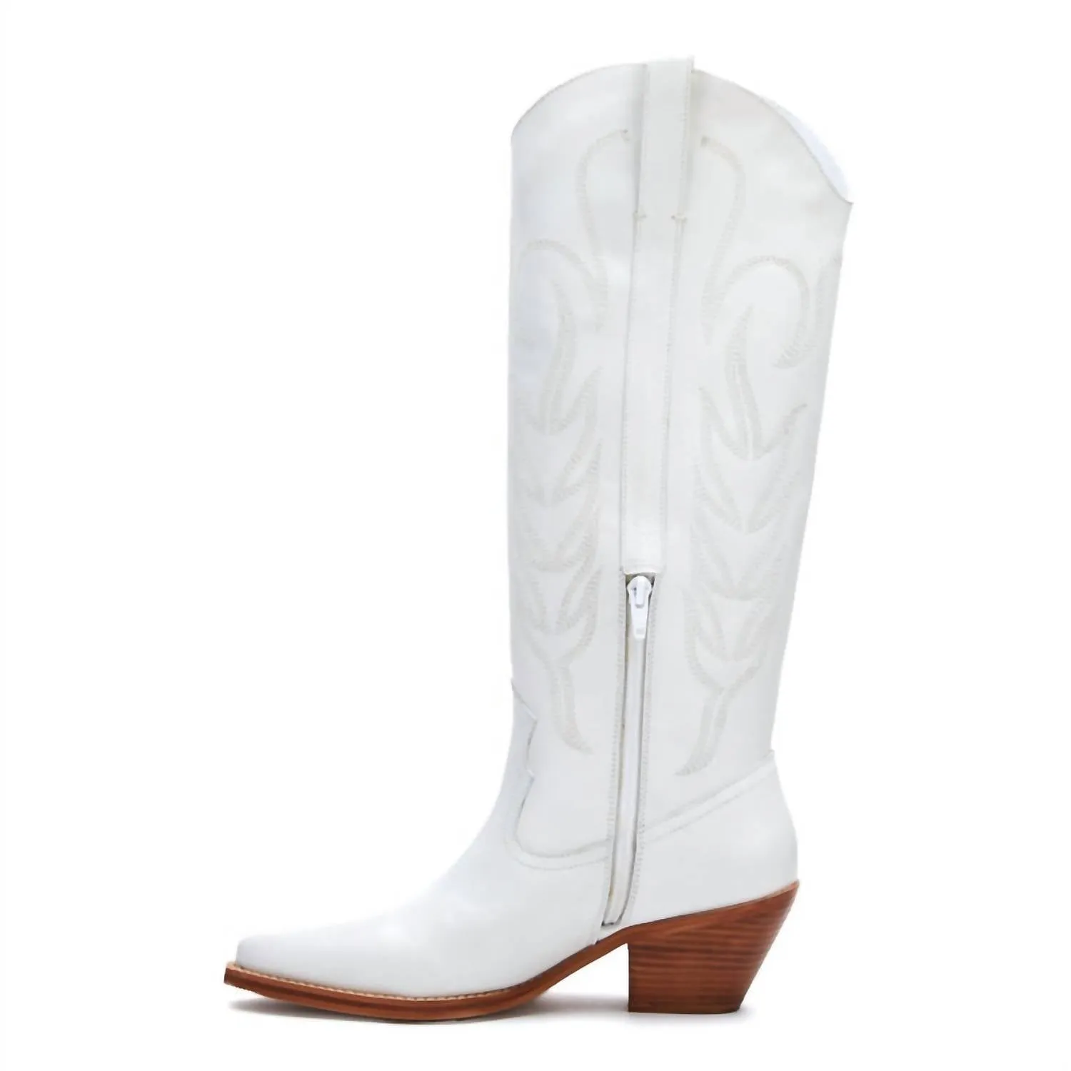 Agency Western Boot In White