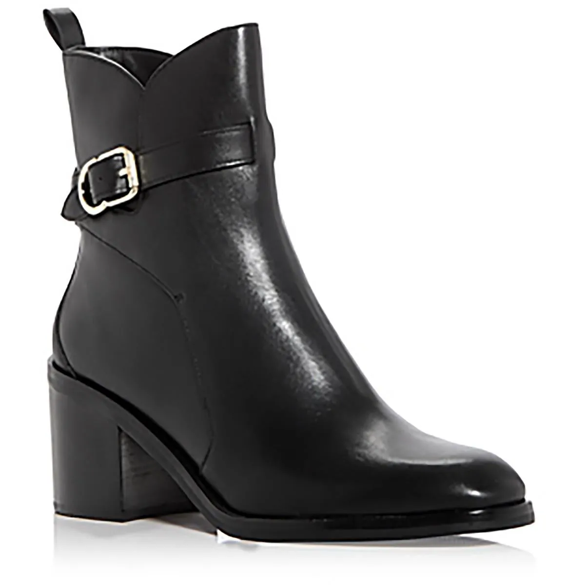 Alexa - 40MM Boot Womens Suede Stacked Heel Ankle Boots