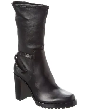 Alexandre Birman Clarita Motorcycle 90 Leather Boot