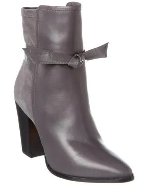 Alexandre Birman Clarita Tie 90 Leather & Suede Bootie