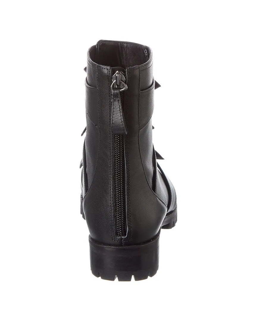 Alexandre Birman Lolita Leather Combat Bootie