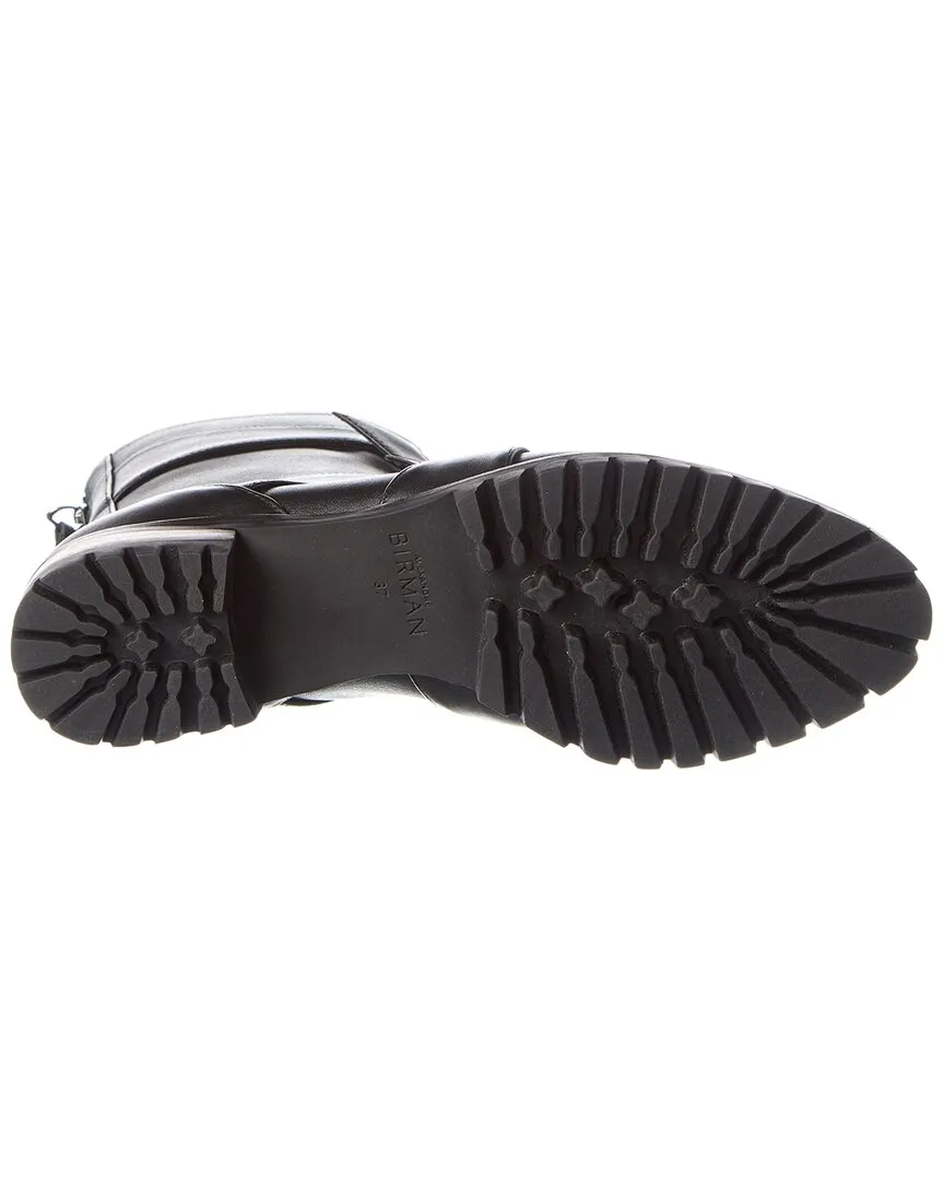 Alexandre Birman Lolita Leather Combat Bootie