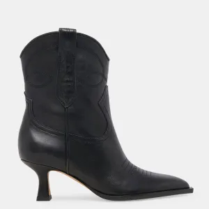 Angel Booties Black Leather