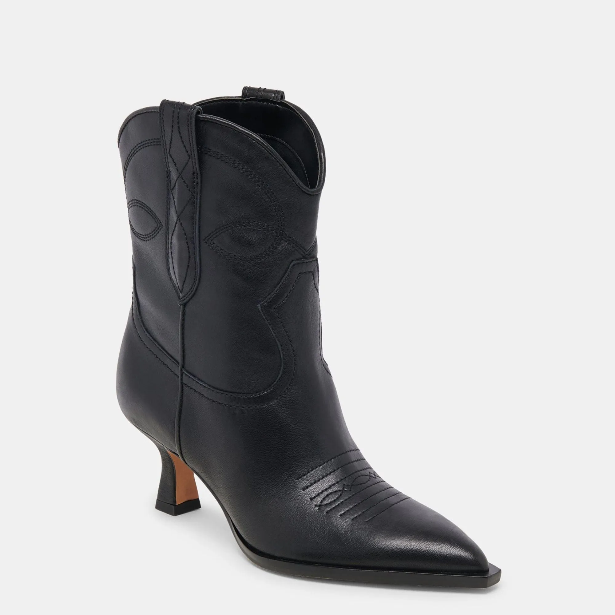 Angel Booties Black Leather