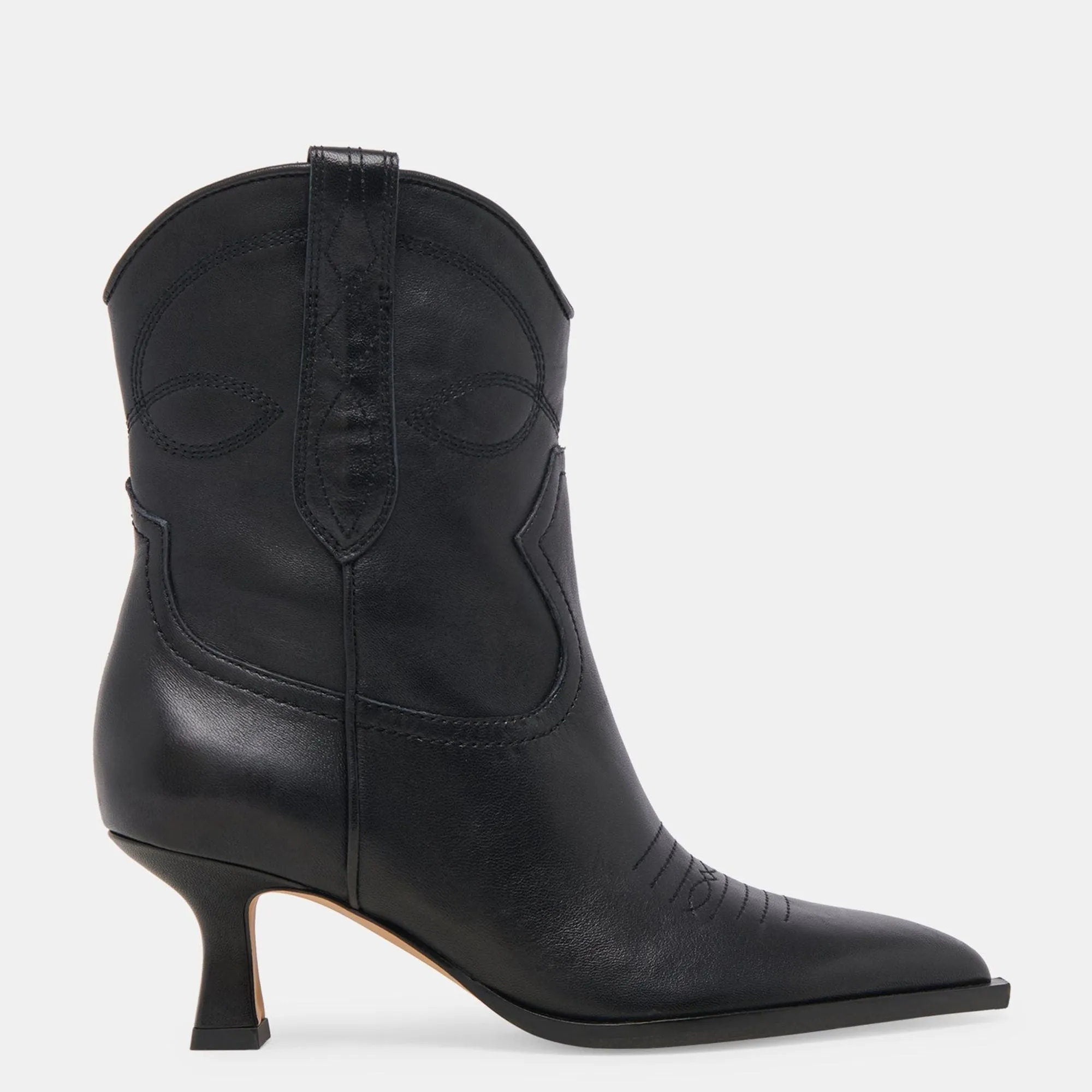 Angel Booties Black Leather