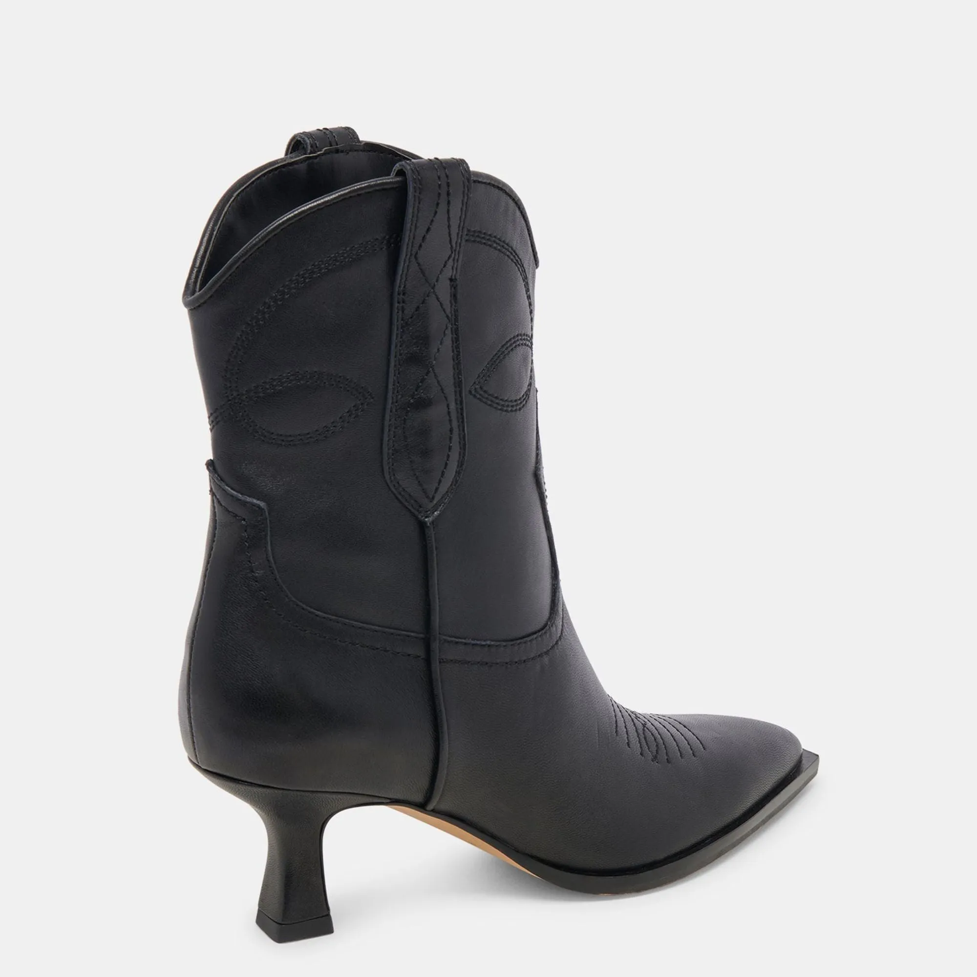 Angel Booties Black Leather