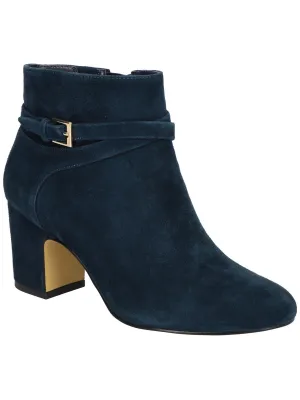 Arlette Womens Suede Round Toe Ankle Boots