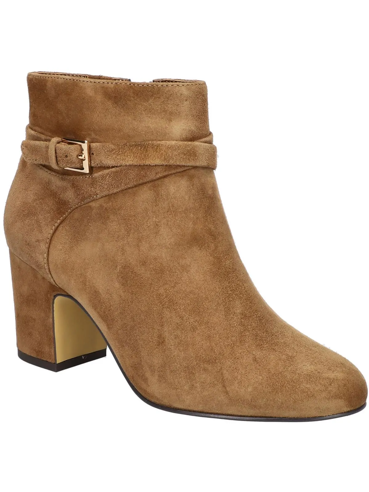 Arlette Womens Suede Round Toe Ankle Boots