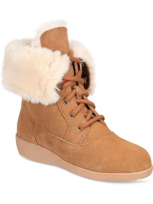 Aubreyy Womens Suede Booties Ankle Boots
