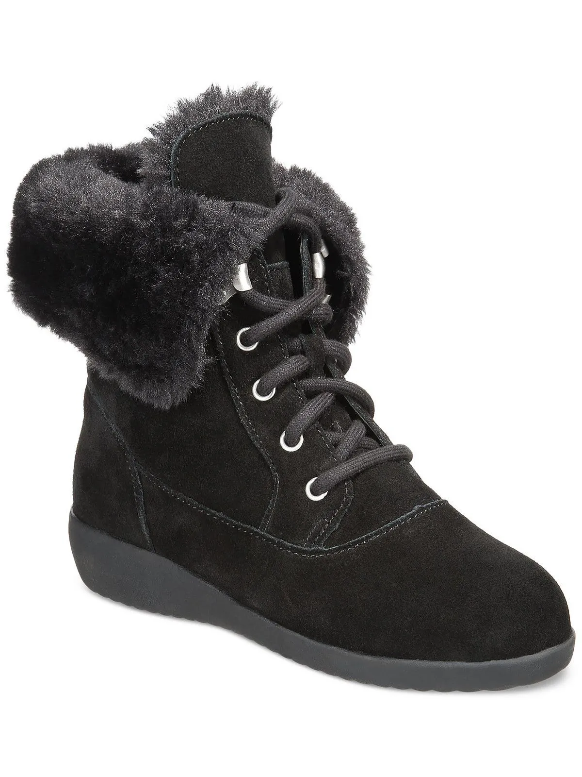 Aubreyy Womens Suede Booties Ankle Boots