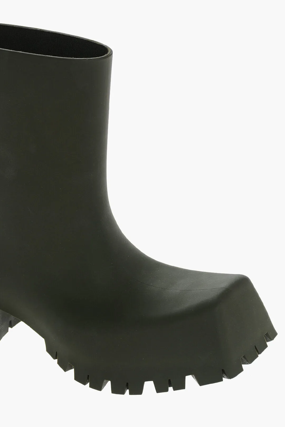 Balenciaga Squared Design Trooper Rubber Booties