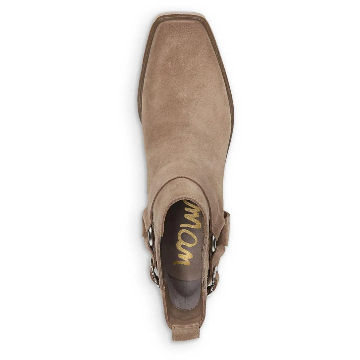 Bellamie Womens Suede Harness Ankle Boots