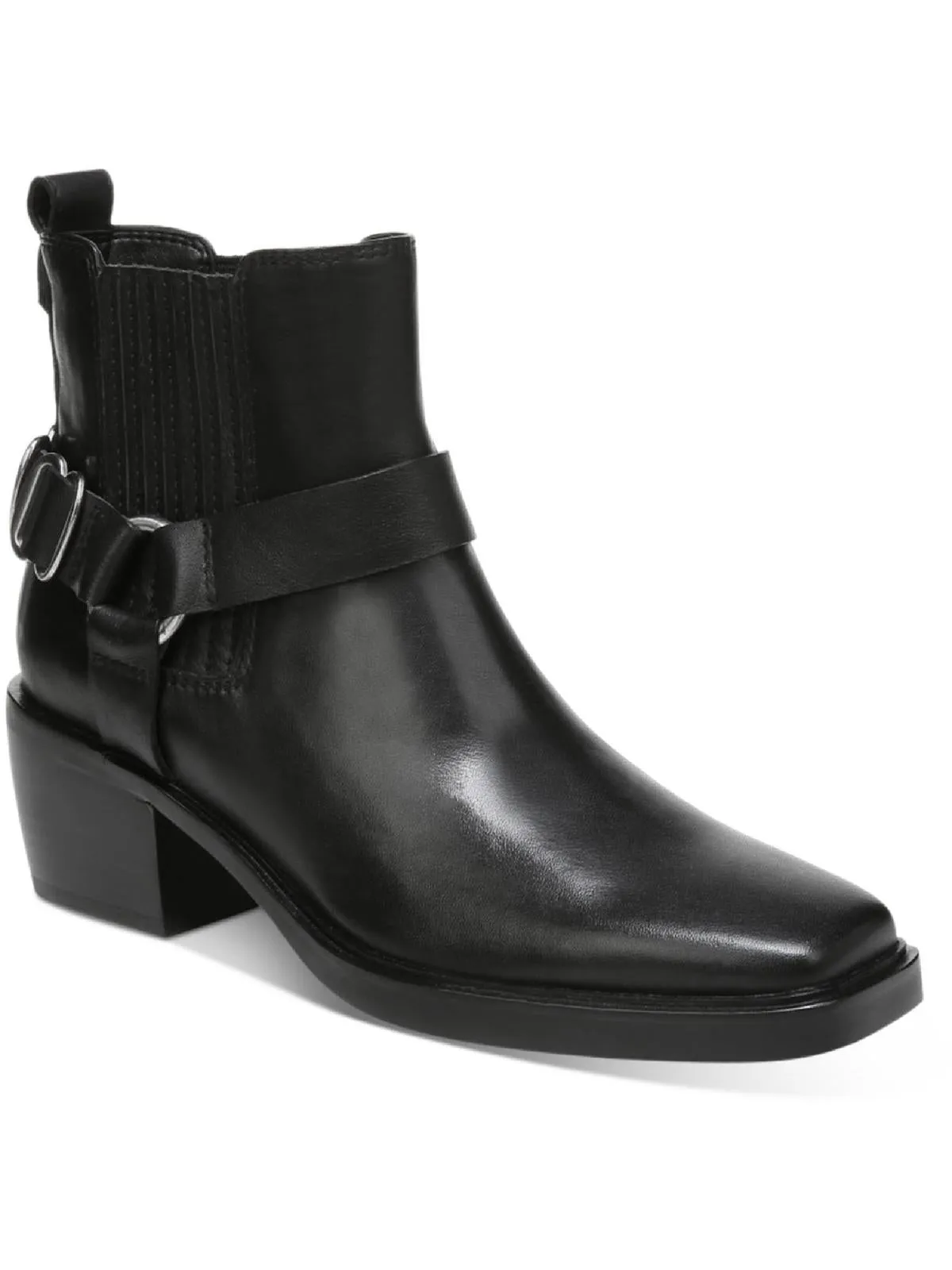 Bellamie Womens Suede Harness Ankle Boots