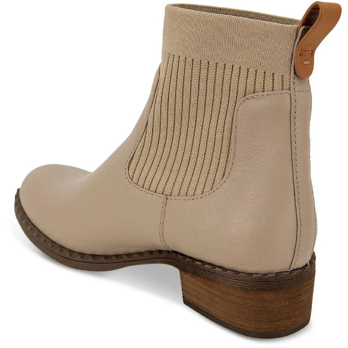 Best Chelsea Womens Leather Embossed Ankle Boots