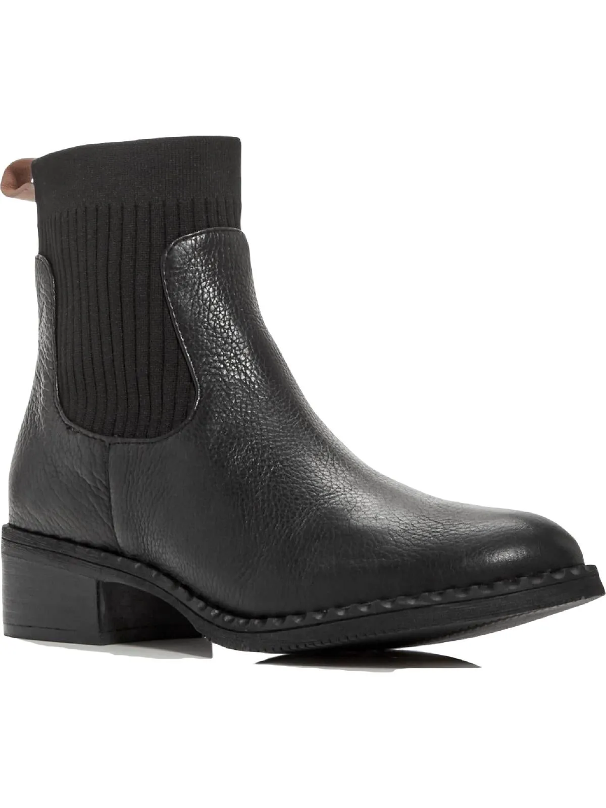 Best Chelsea Womens Leather Embossed Ankle Boots