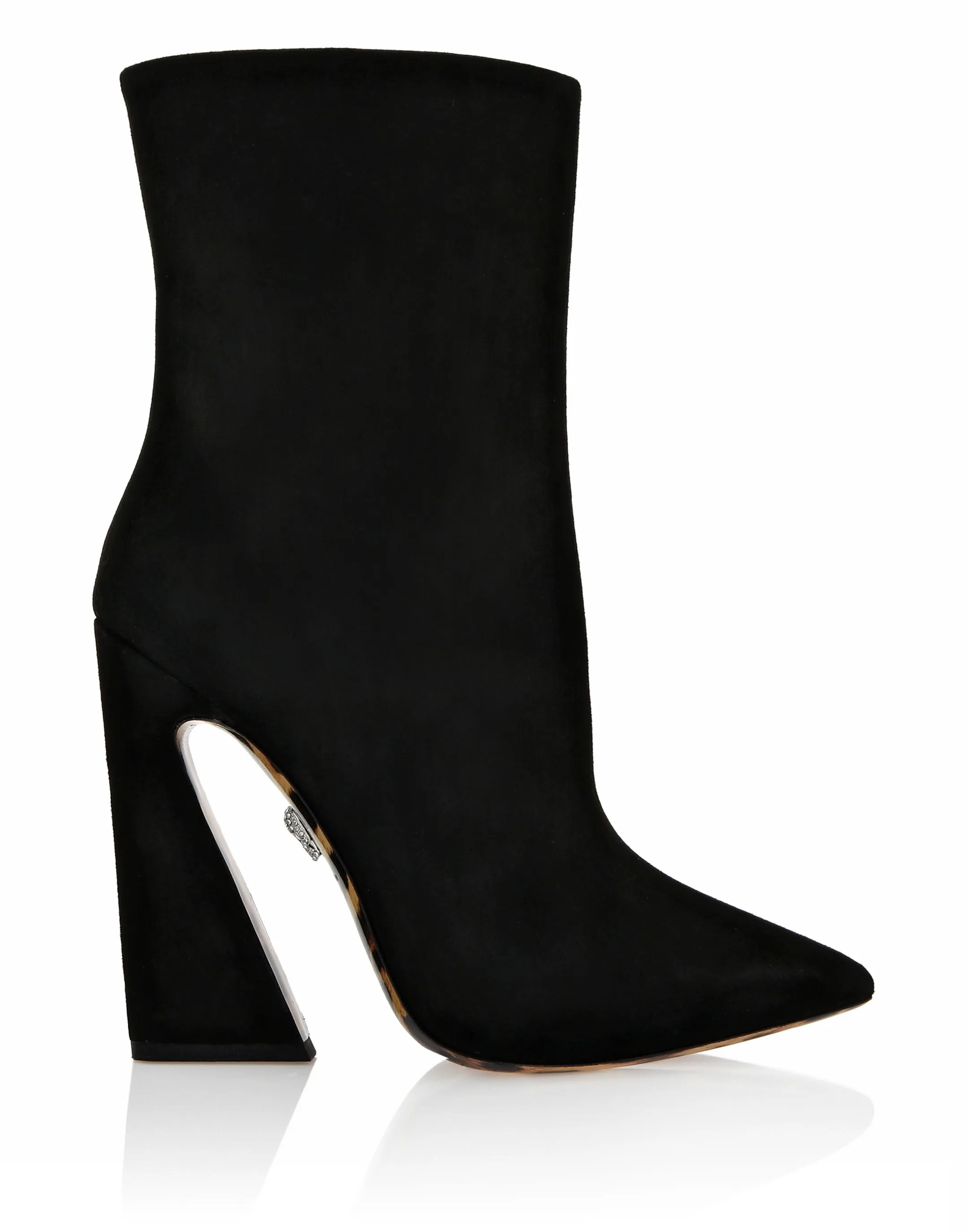 bootie high heels Leopard