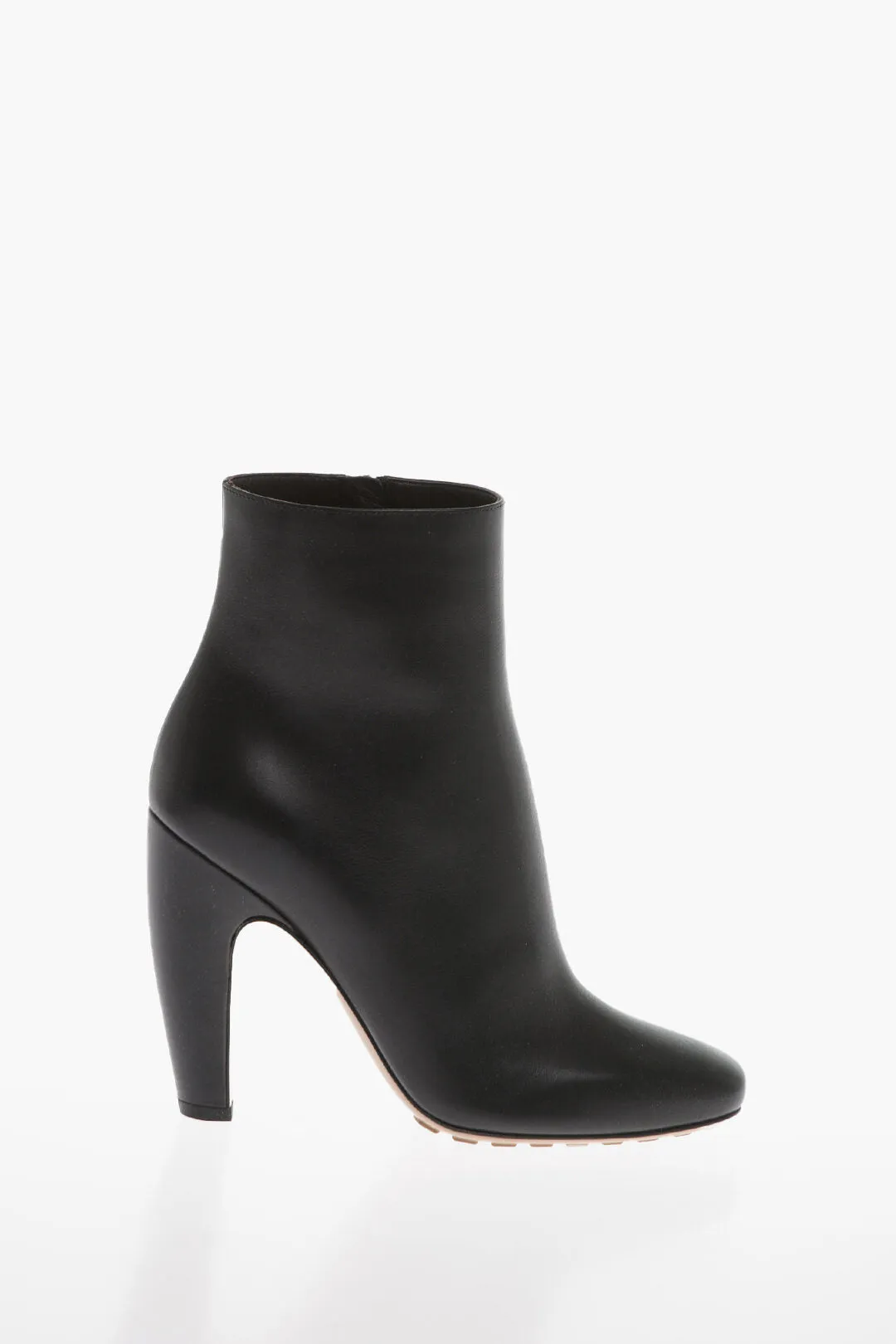 Bottega Veneta Leather Pompei Booties With Inner Zip 11Cm