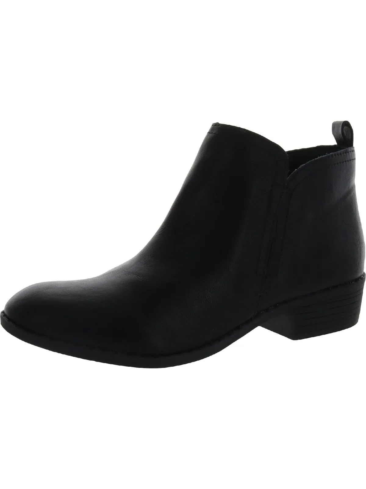 Cadee Womens Zipper Ankle Booties