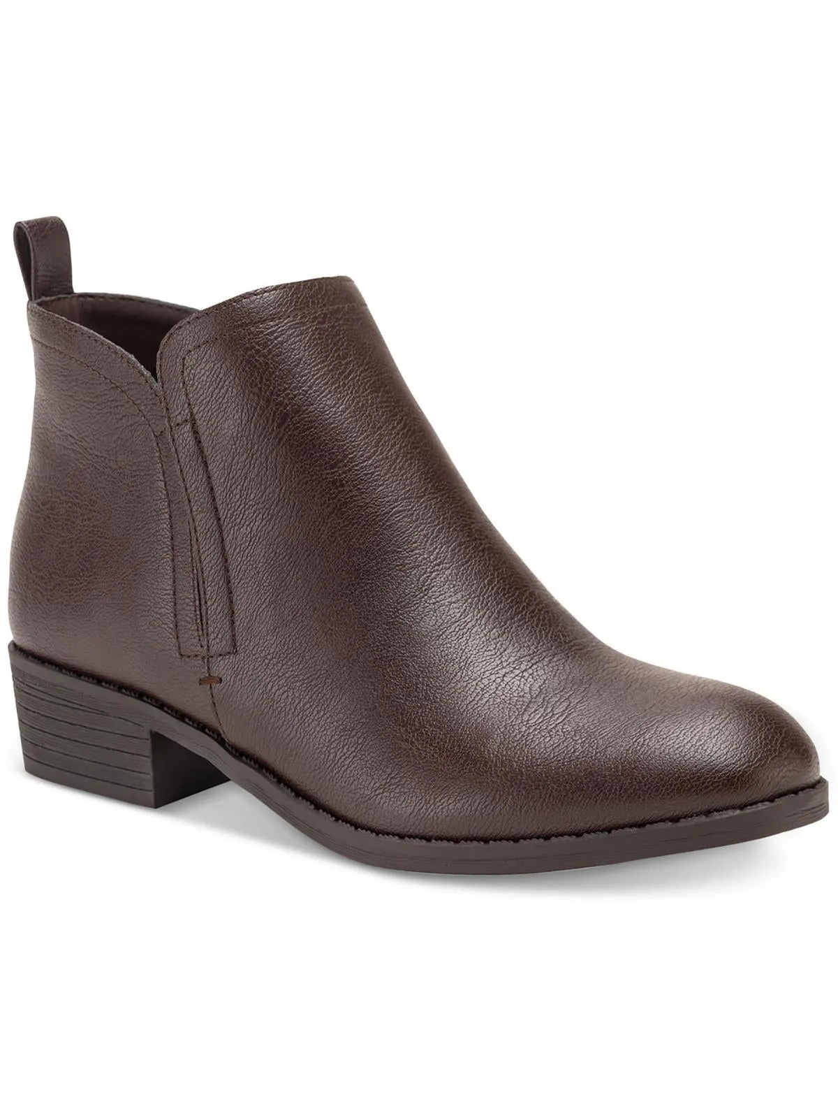 Cadee Womens Zipper Ankle Booties