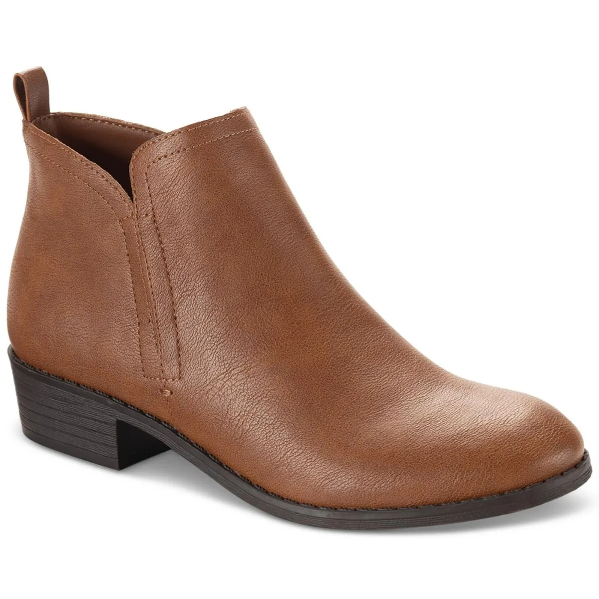 Cadee Womens Zipper Ankle Booties