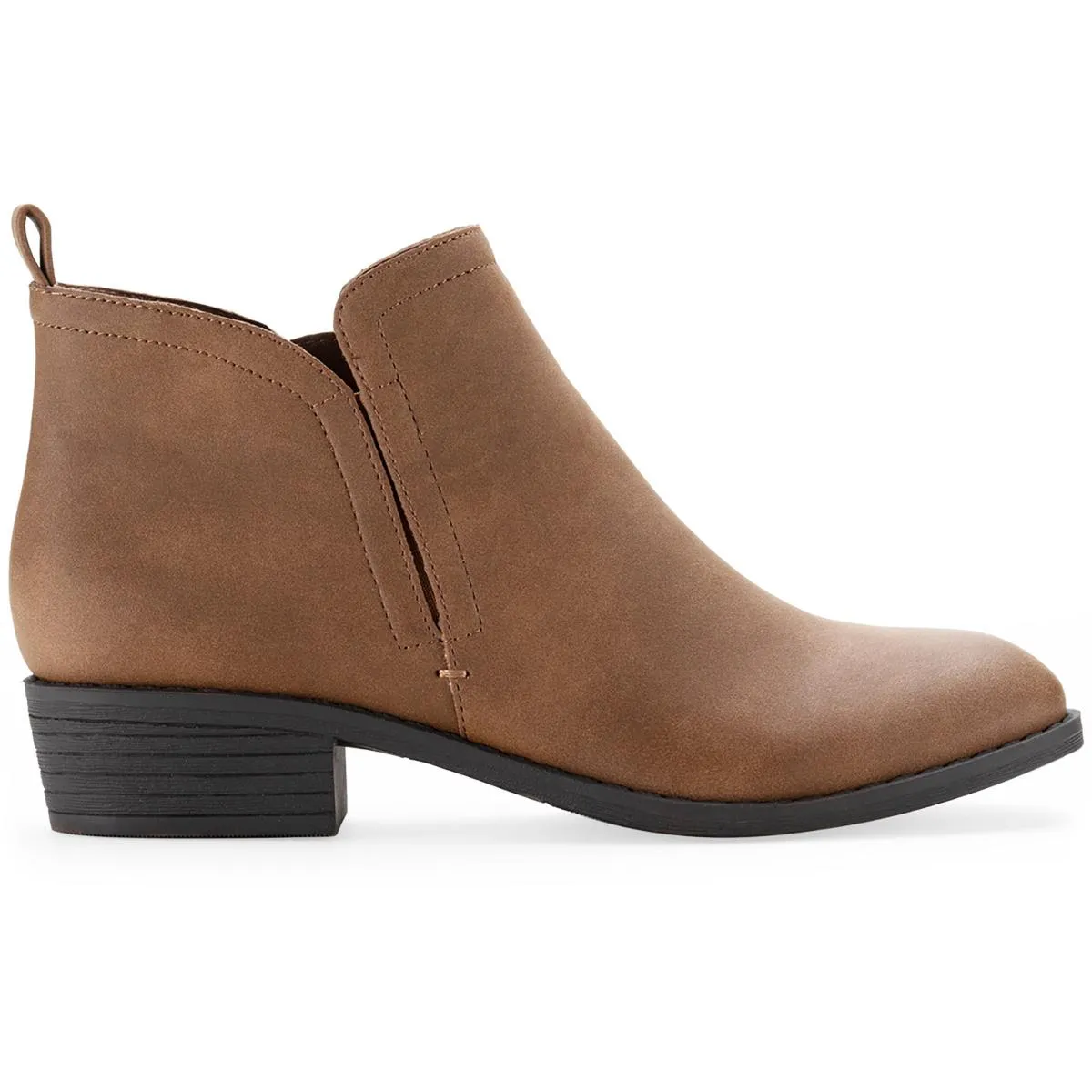 Cadee Womens Zipper Ankle Booties