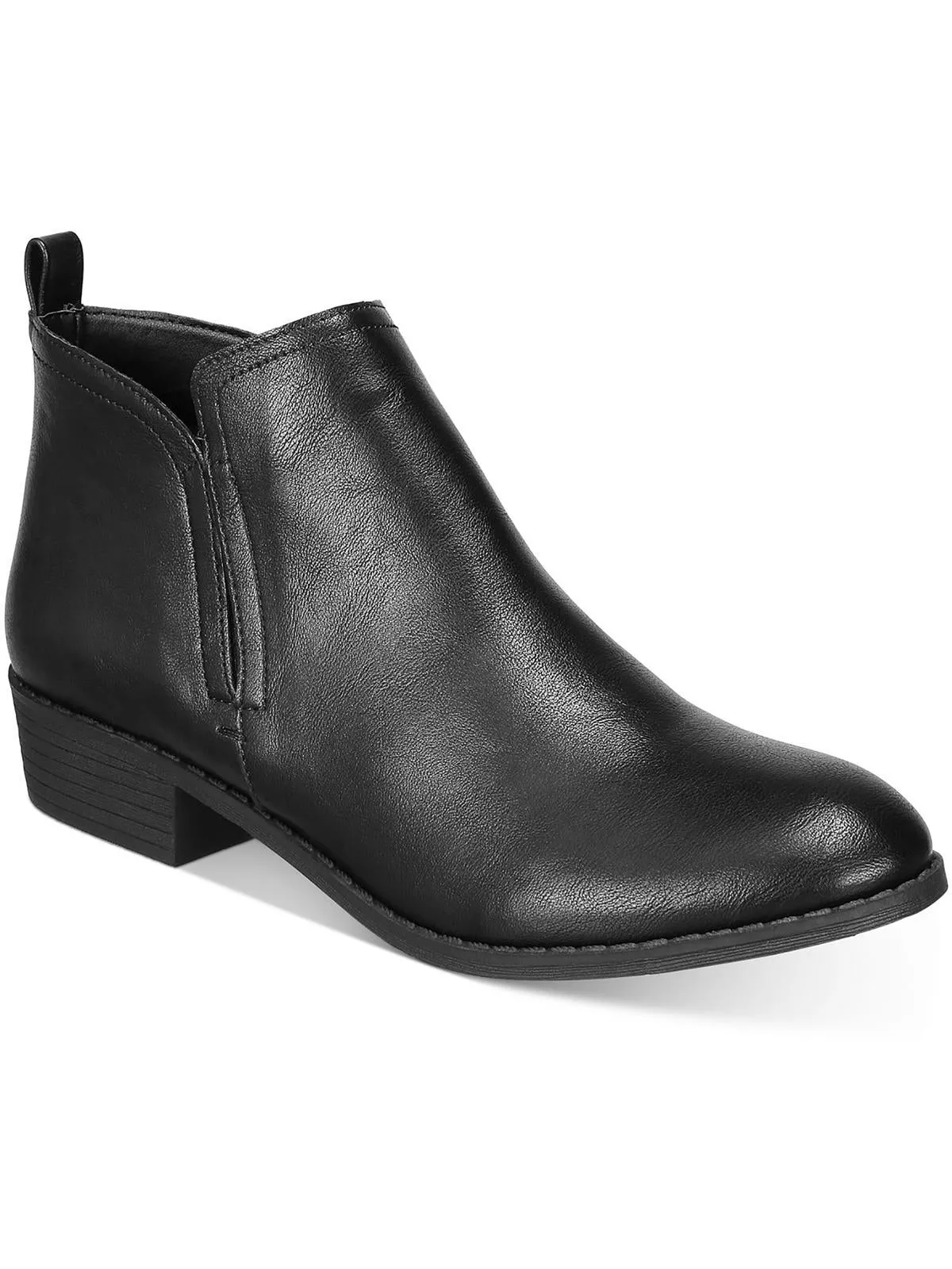 Cadee Womens Zipper Ankle Booties