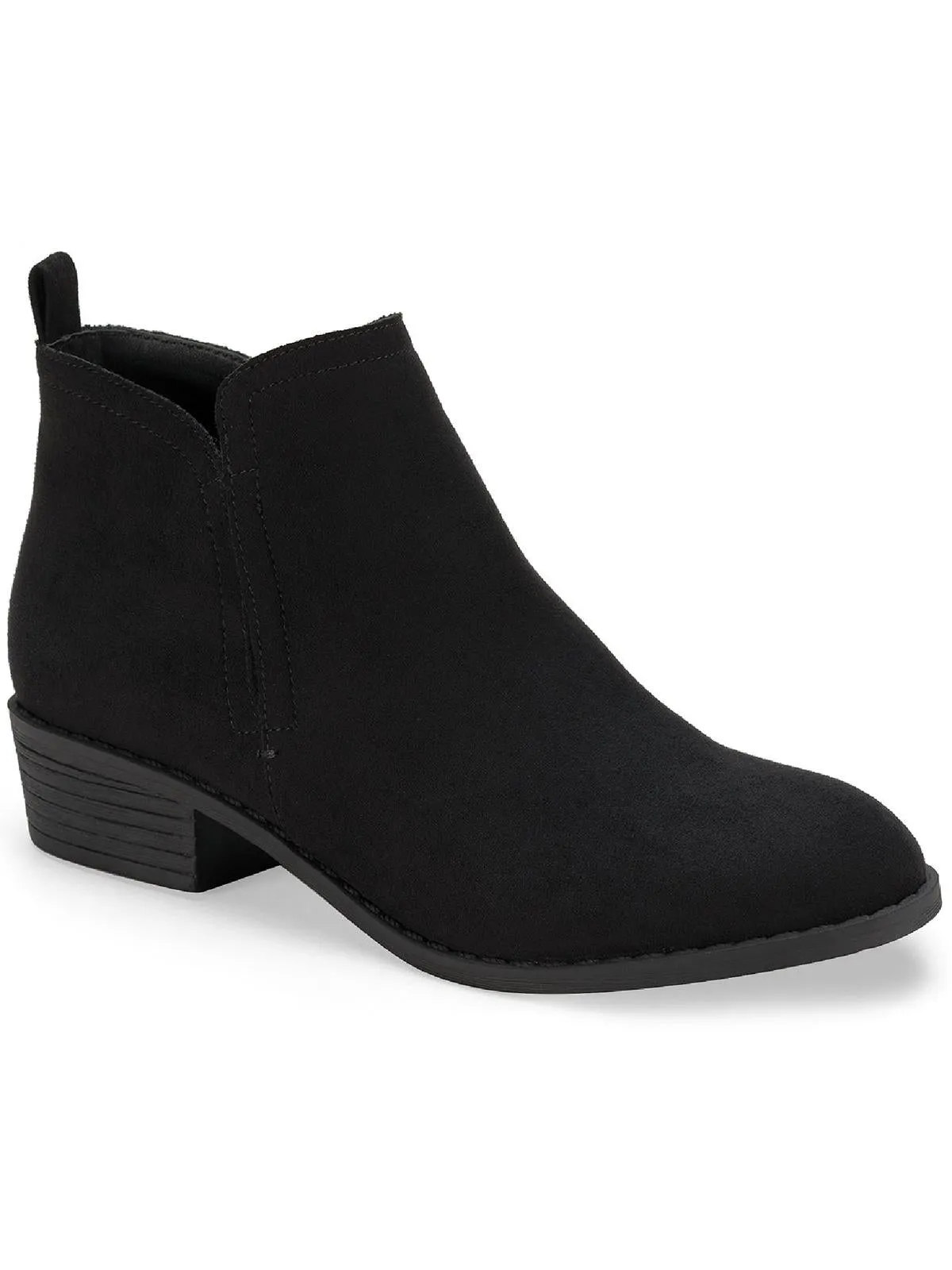 Cadee Womens Zipper Ankle Booties