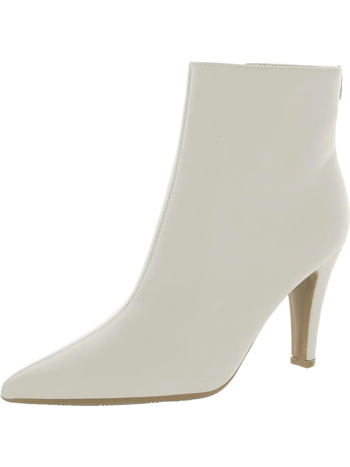 Cale 9X9 Womens Leather Pointed Toe Ankle Boots