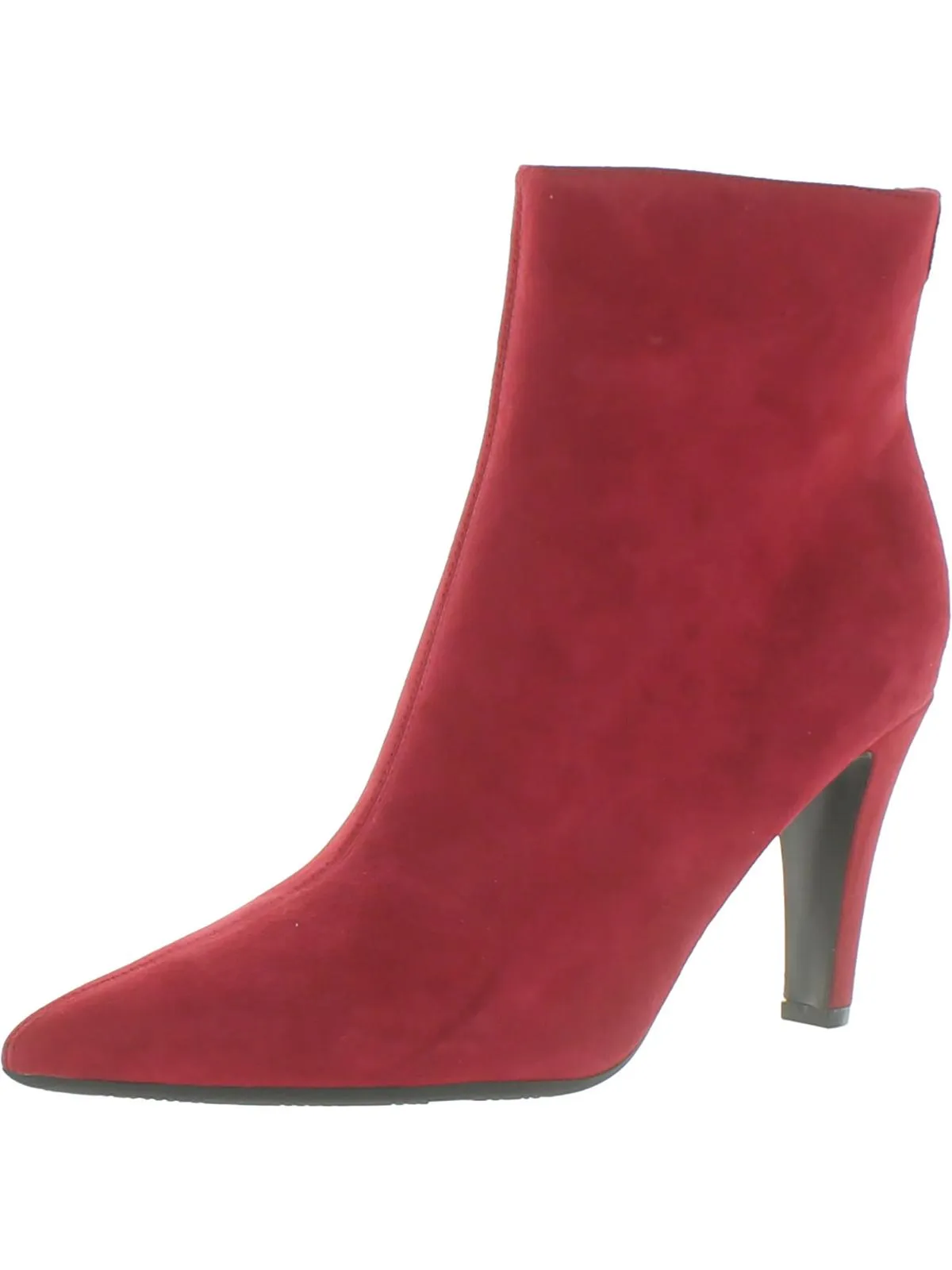 Cale 9X9 Womens Leather Pointed Toe Ankle Boots