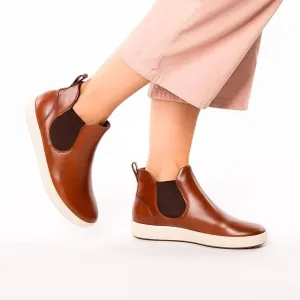 Chelsea Ankle Boots In Cognac