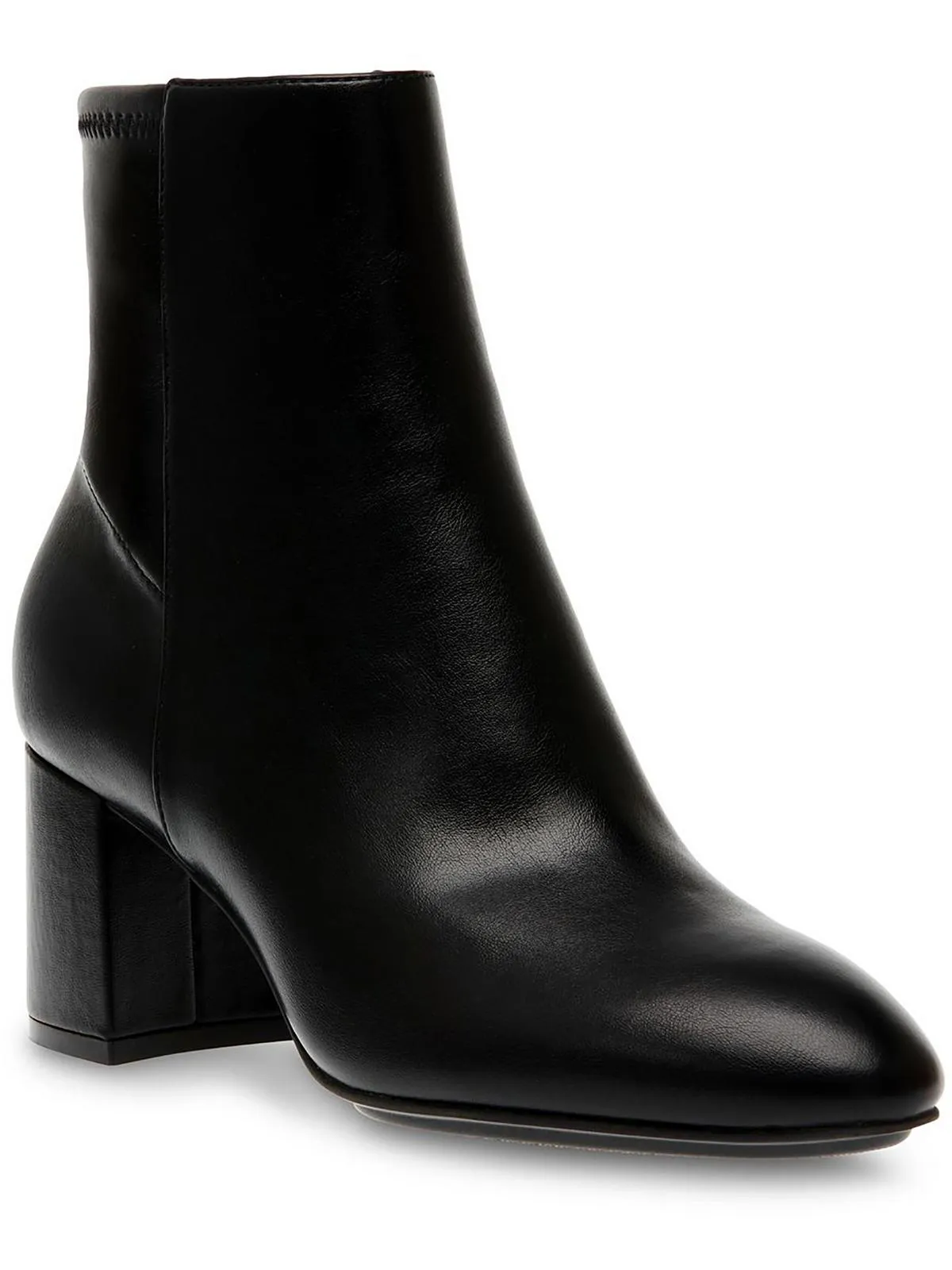 Clara Womens Faux Leather Ankle Booties