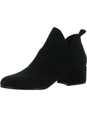 Clever Womens Knit Cut-Out Booties