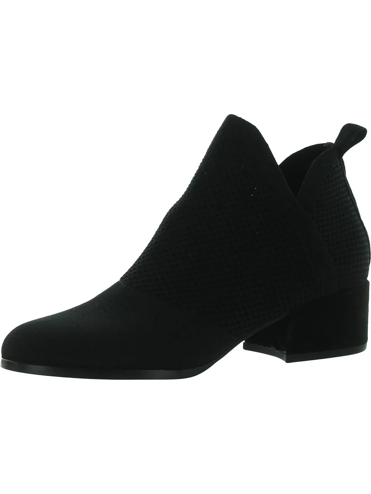 Clever Womens Knit Cut-Out Booties