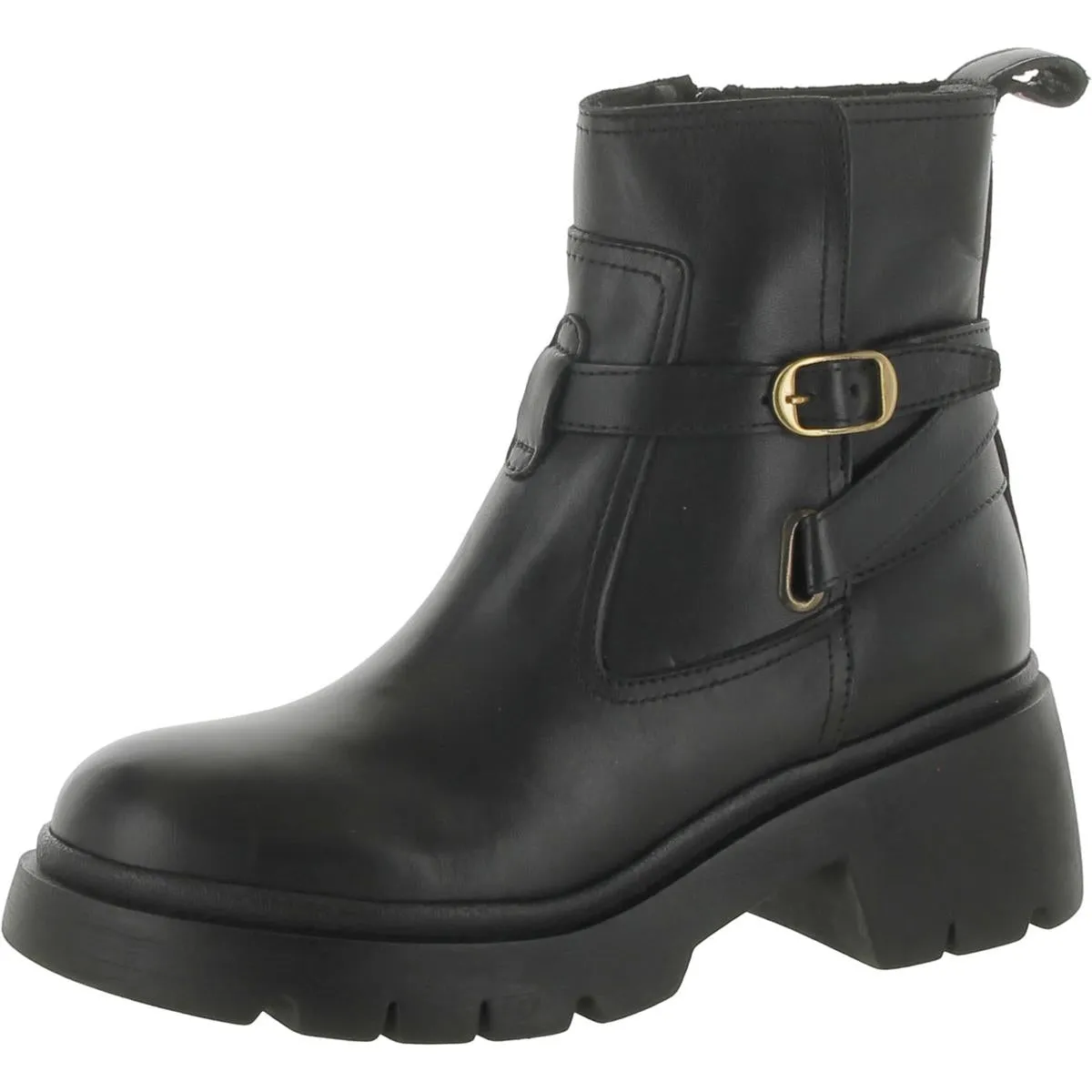 Colletta Womens Leather Ankle Booties