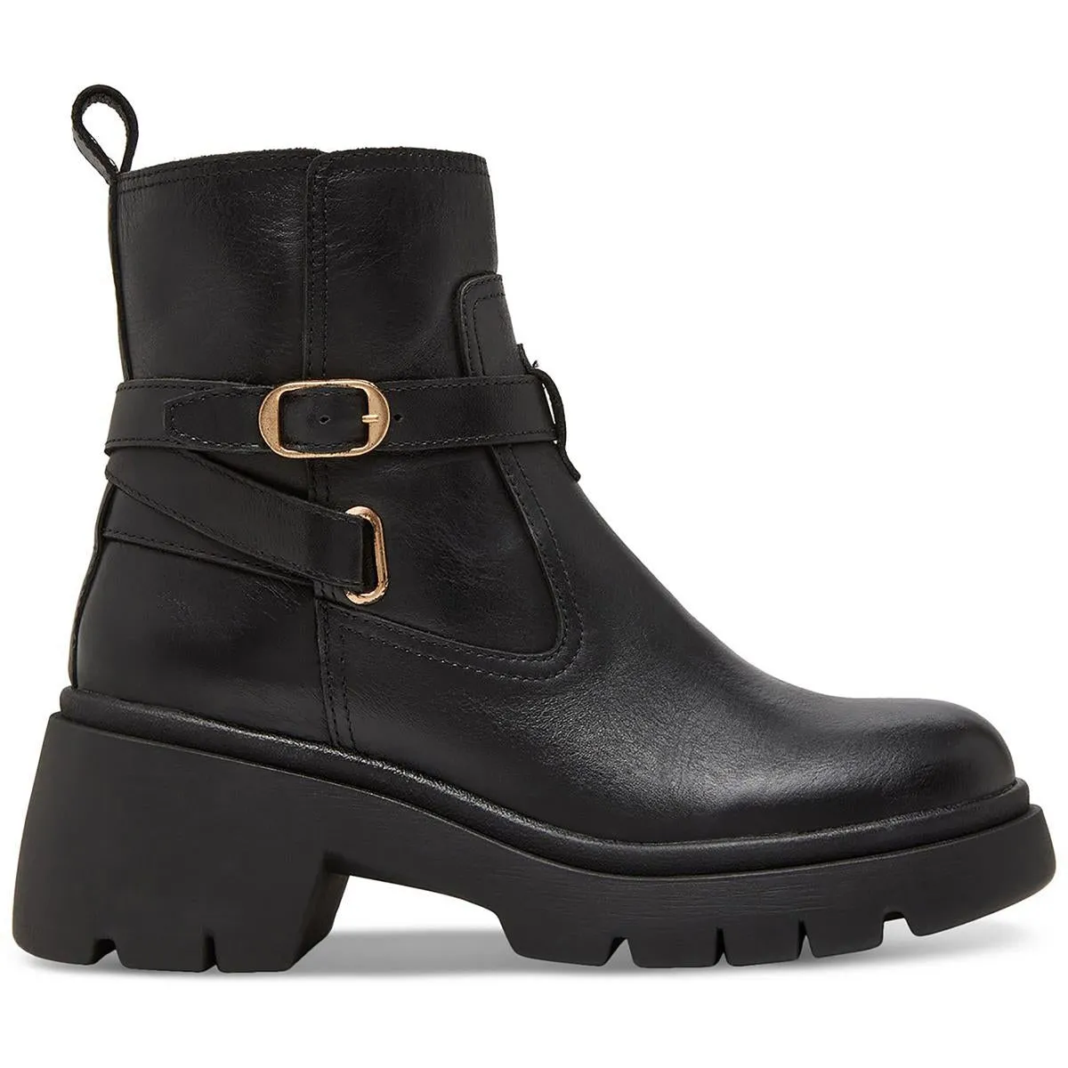 Colletta Womens Leather Ankle Booties