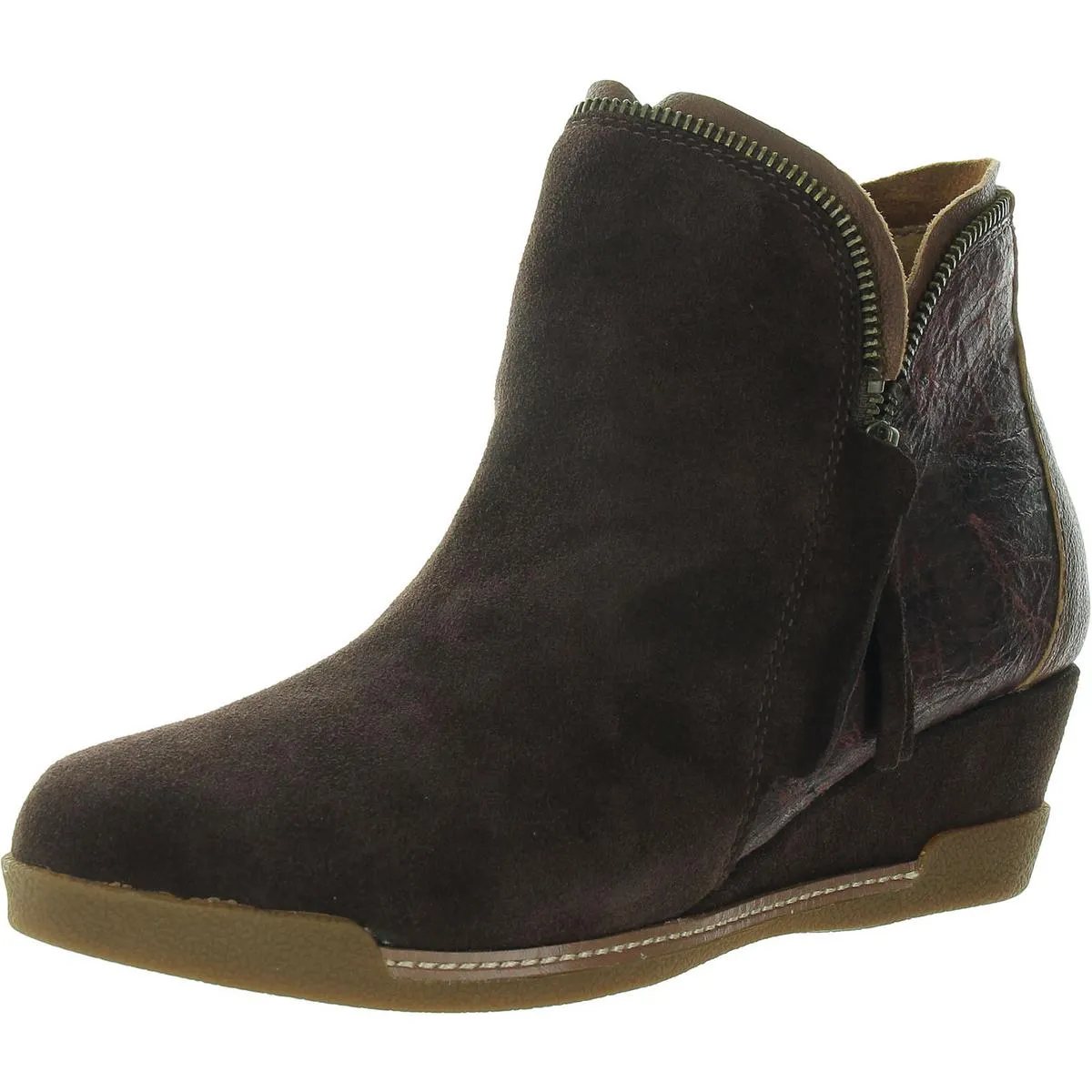 Dana Womens Suede Booties