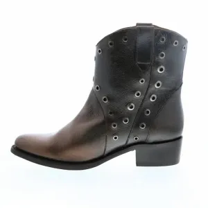 Diana Grommet Short Boot In Pewter Ombre