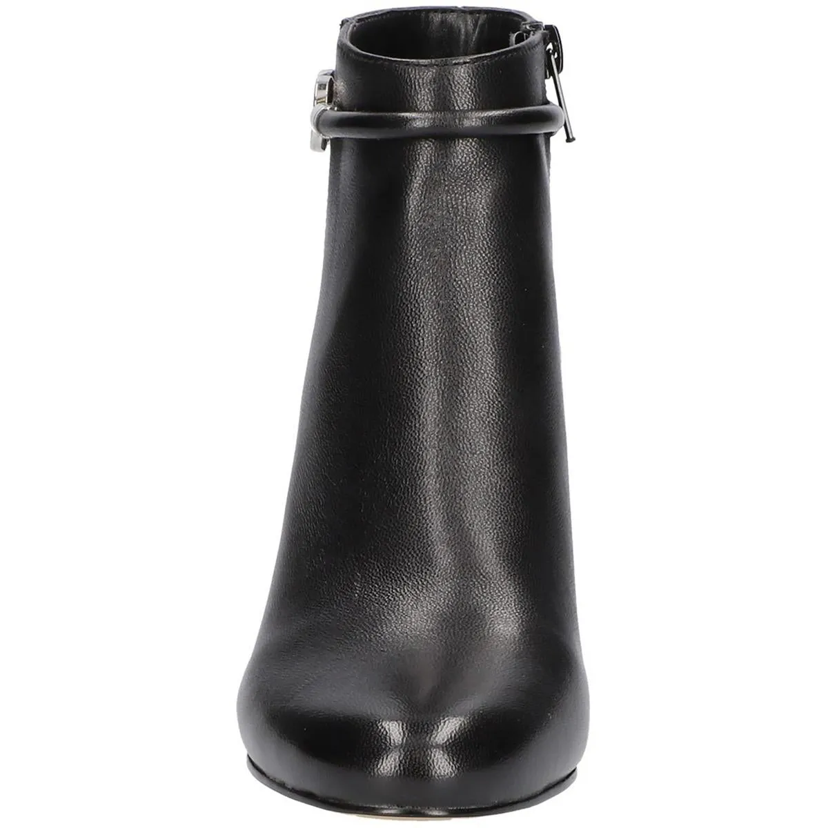 Diaz Womens Decorative Strap Ankle Boot Block Heels