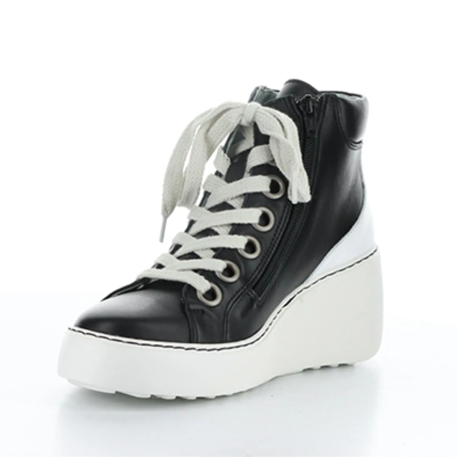 Dice Wedge Bootie In Black