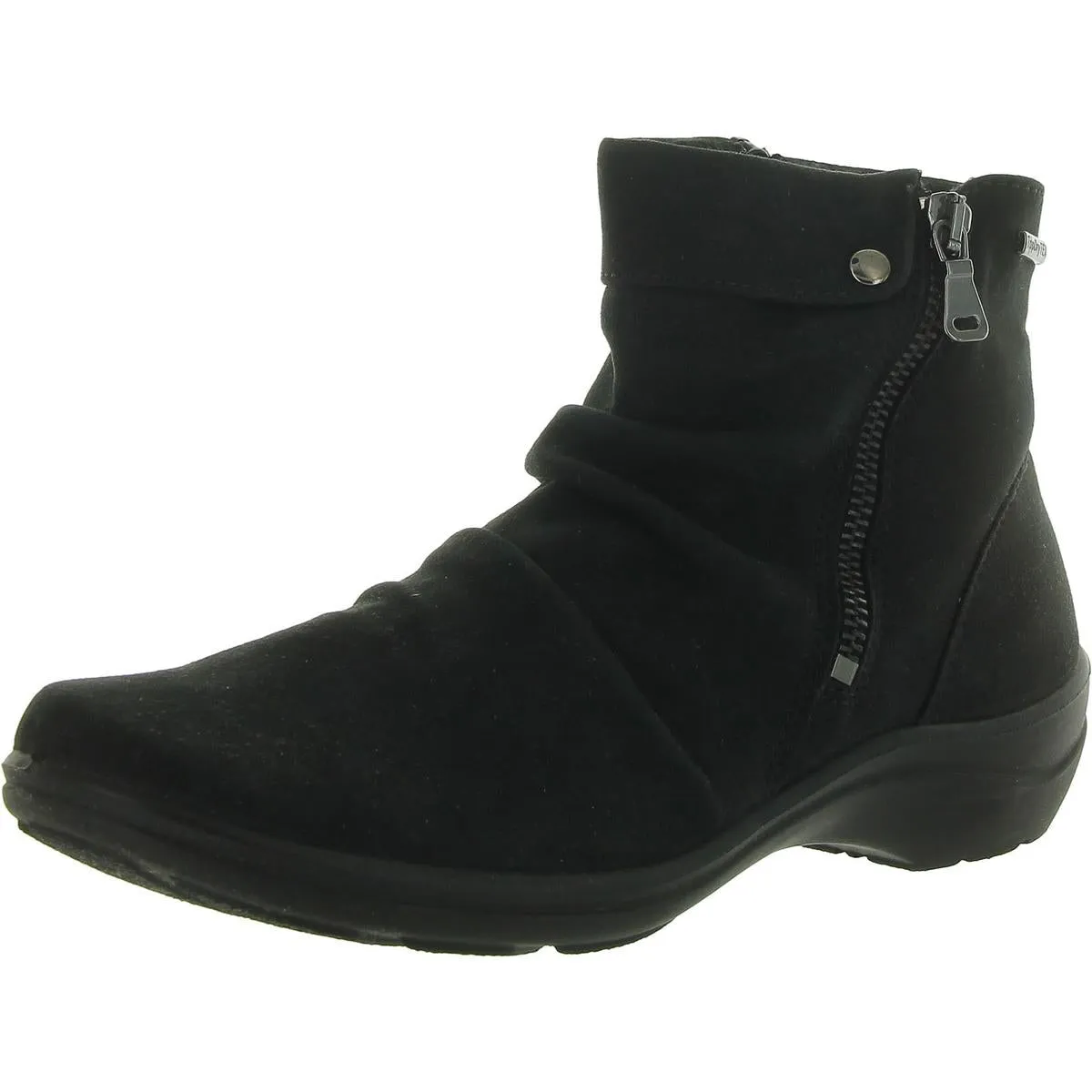 Dora  Womens Faux Suede Faux Fur Ankle Boots