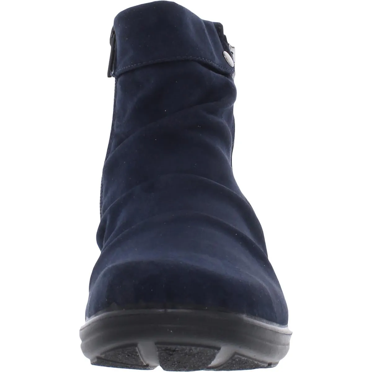 Dora  Womens Faux Suede Faux Fur Ankle Boots