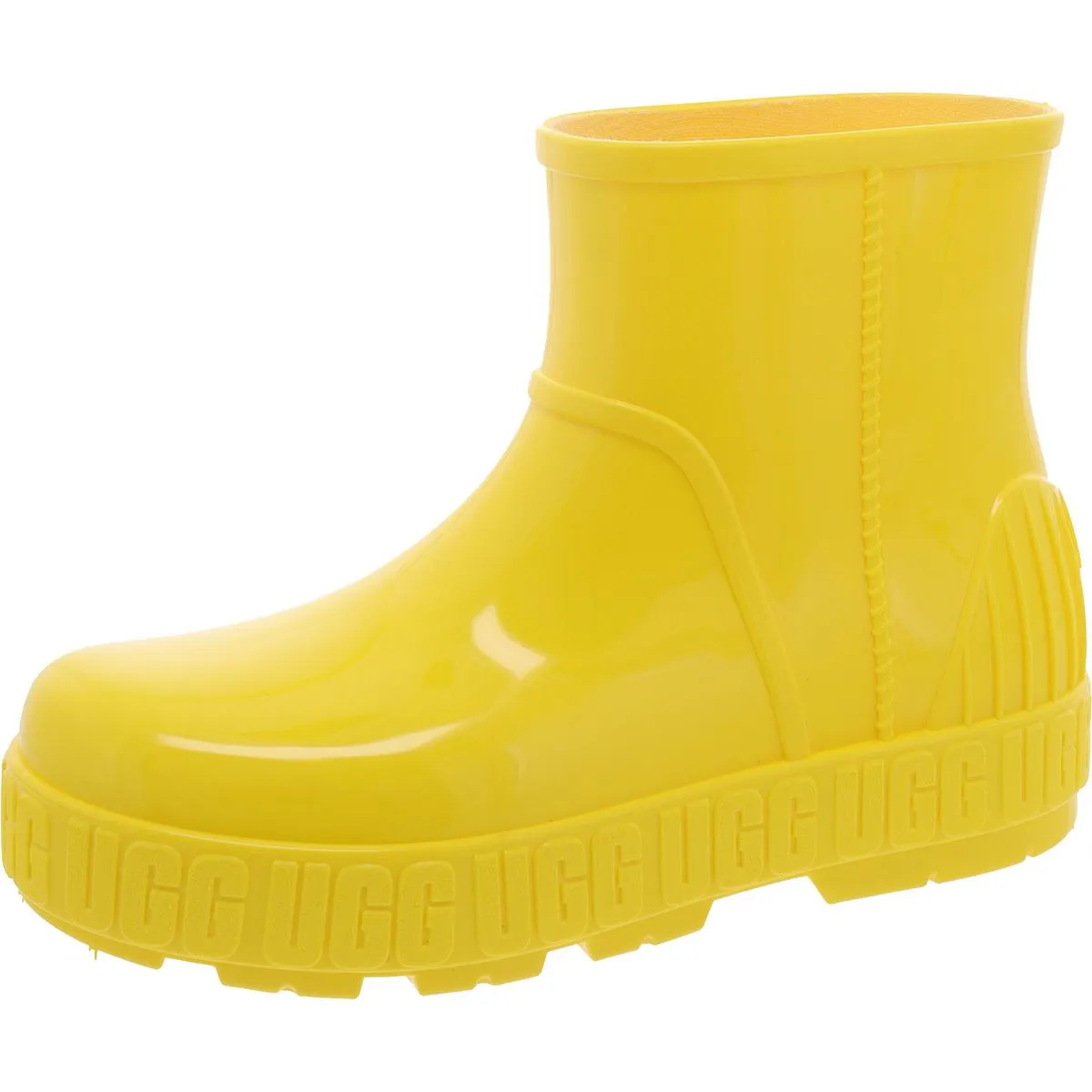Drizlita  Womens Patent Leather Ankle Rain Boots
