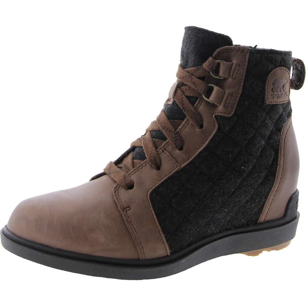 Evie II NW Womens Quilted Lace-Up Ankle Boots
