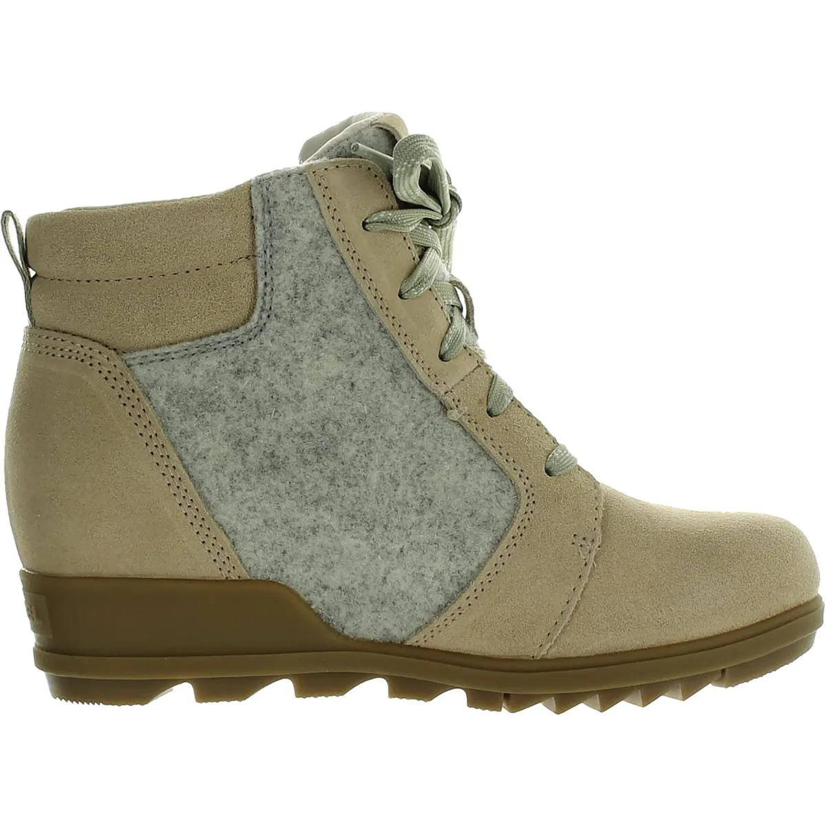 Evie Womens Suede Lace Up Ankle Boots
