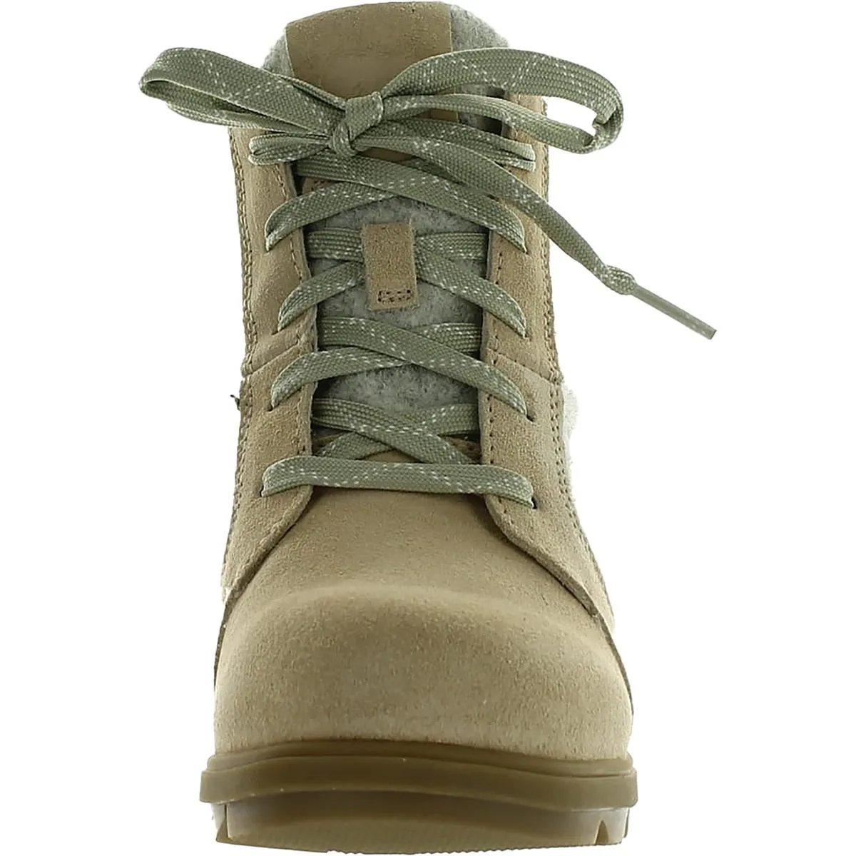 Evie Womens Suede Lace Up Ankle Boots