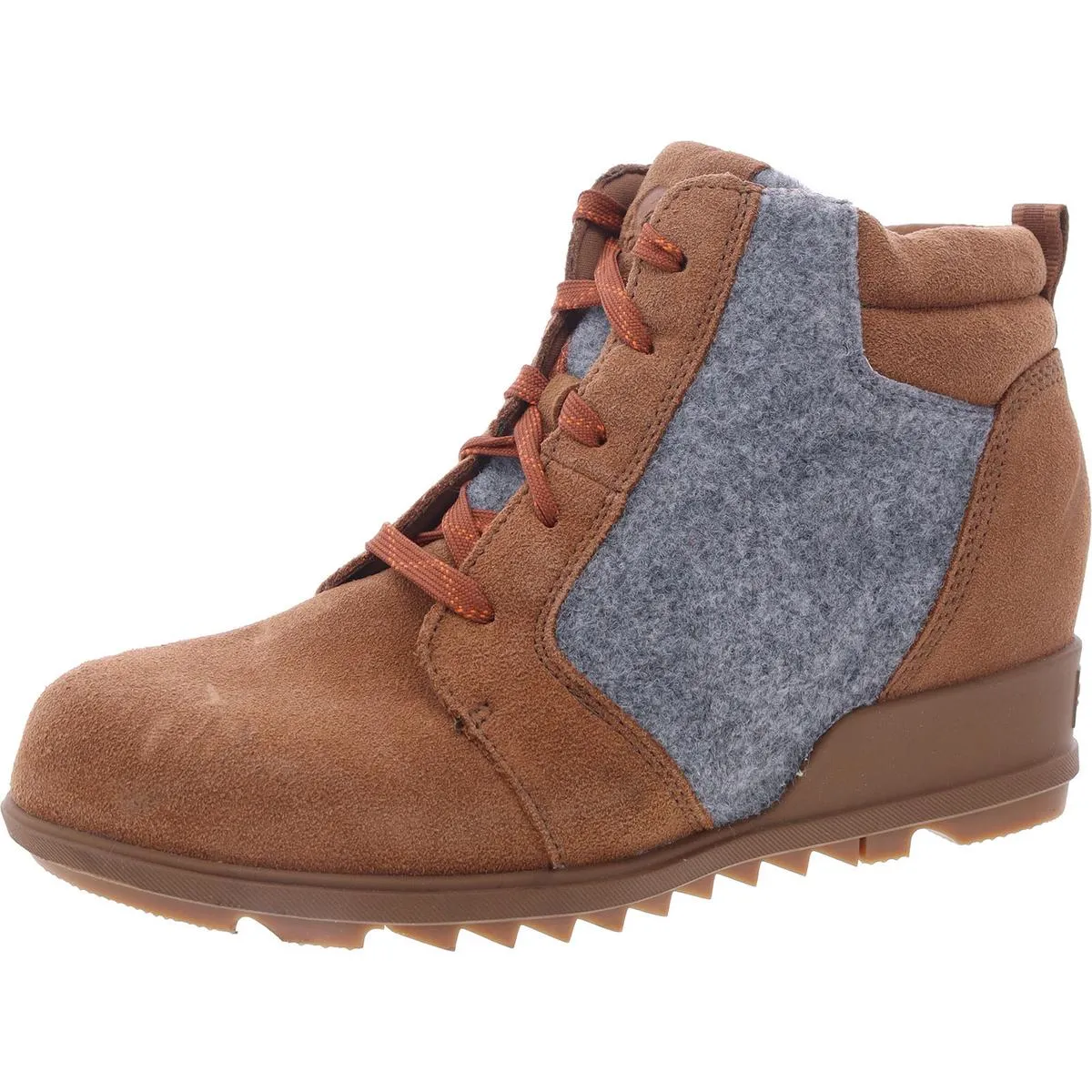 Evie Womens Suede Lace Up Ankle Boots