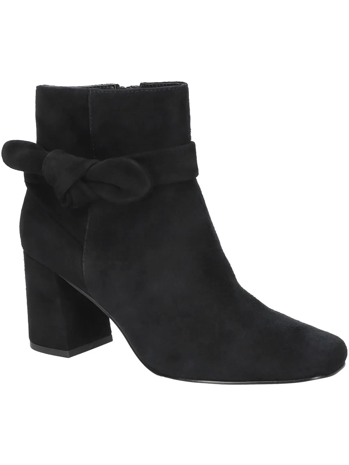 Felicity Womens Suede Bow Booties