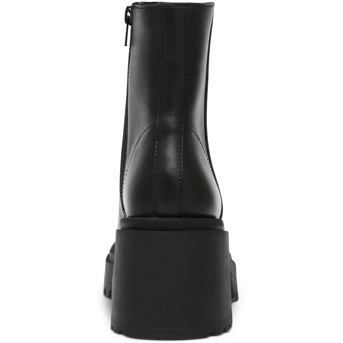 Fella Womens Leather Lug Sole Ankle Boots