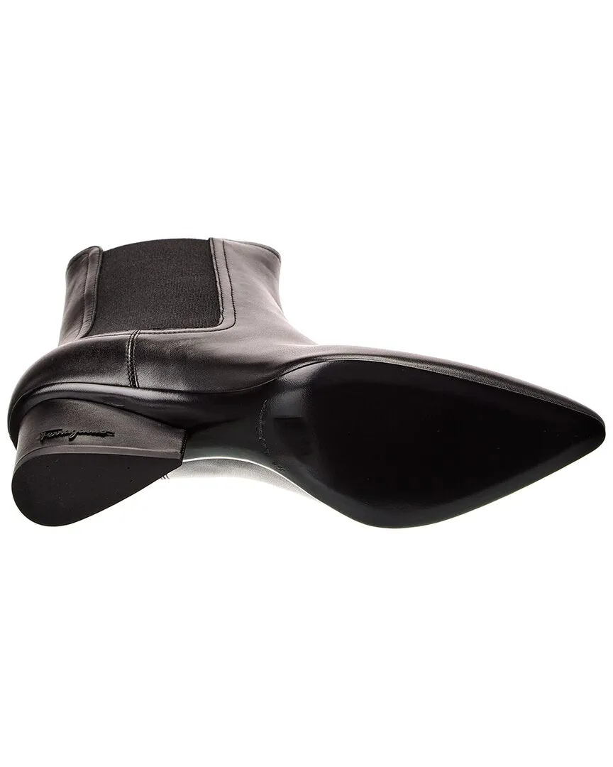 Ferragamo Velta Leather Bootie